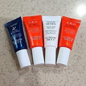 Sunday Riley 4 piece sampler travel set